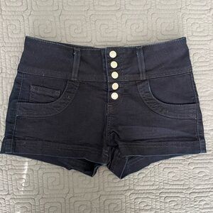 Guess Black High Waist Women's Shorts